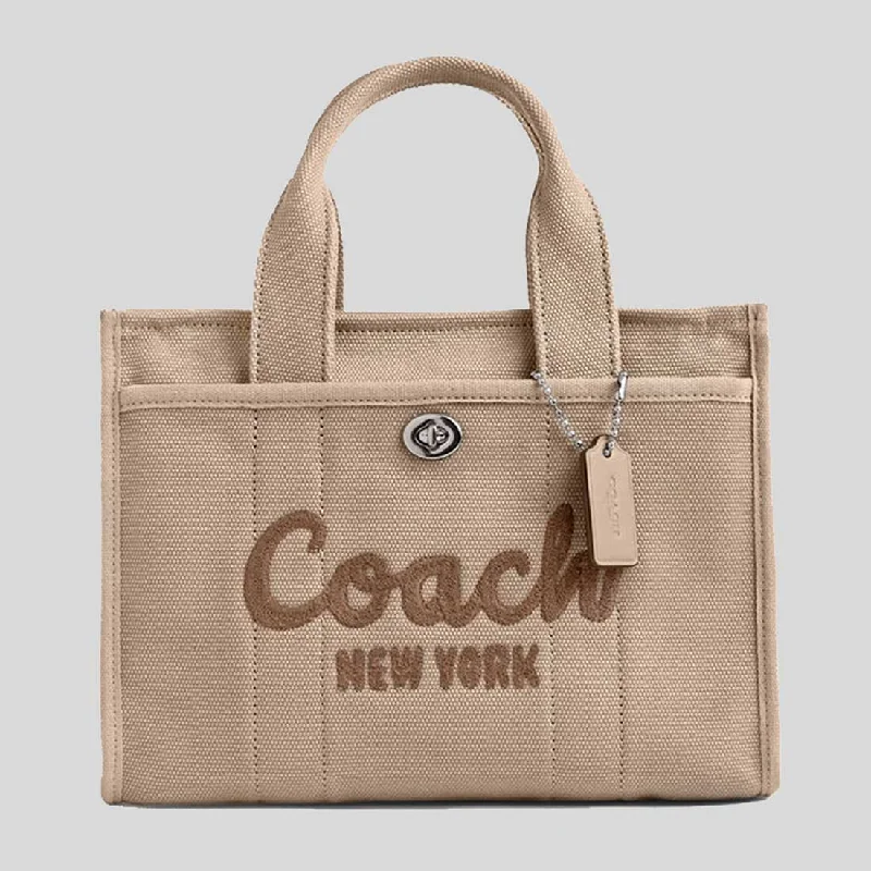 Waterproof Tote Bag in Yellow for Outdoor Activities in Wet WeatherCOACH Cargo Tote 26 Dark Natural CP164