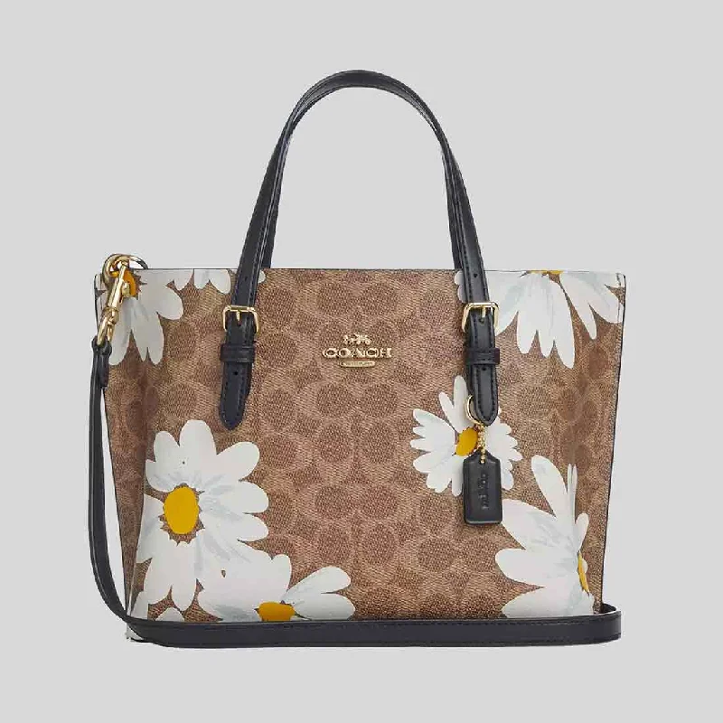 Medium - Sized Canvas Tote Bag in Navy Blue with Striped Pattern for a Nautical - Inspired LookCOACH Mollie Tote Bag 25 In Signature Canvas With Floral Print Tan Multi CZ592 Medium - Sized Canvas Tote Bag in Navy Blue with Striped Pattern for a Nautical - Inspired LookCOACH Mollie Tote Bag 25 In Signature Canvas With Floral Print Tan Multi CZ592