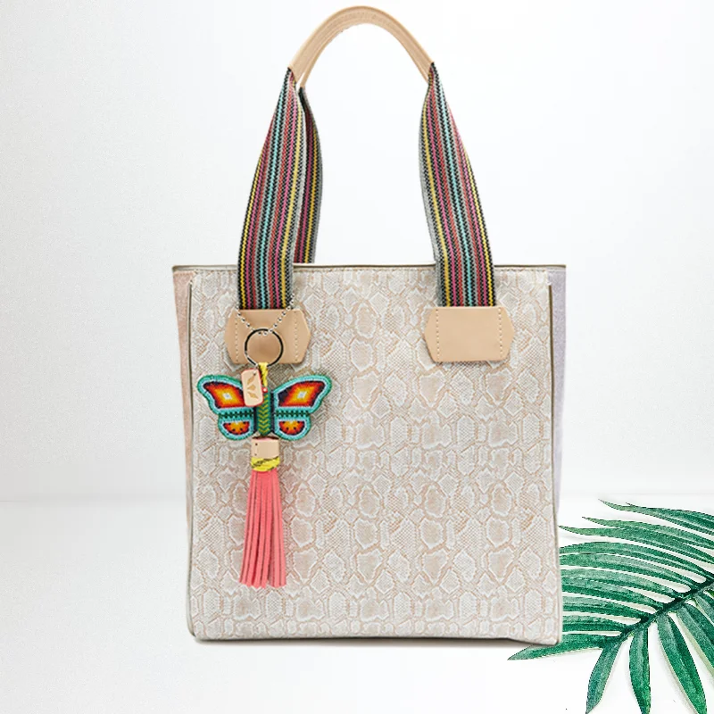 Patchwork Tote Bag in Denim with Vintage - Inspired Designs for a Retro AppealConsuela | Clay Classic Tote Patchwork Tote Bag in Denim with Vintage - Inspired Designs for a Retro AppealConsuela | Clay Classic Tote