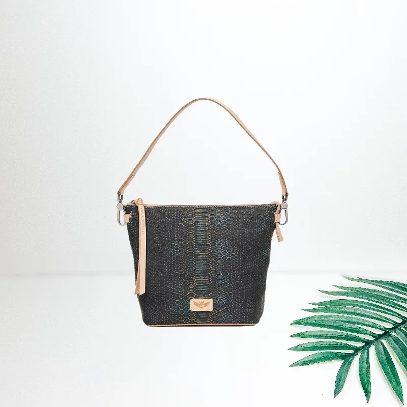 Tote Bag with RFID - Blocking Pocket in Black for Protecting Your Cards and InformationConsuela | Rattler Wedge Bag Tote Bag with RFID - Blocking Pocket in Black for Protecting Your Cards and InformationConsuela | Rattler Wedge Bag