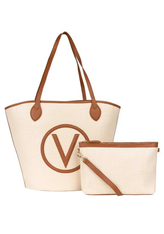 Monogrammed Tote Bag in Brown Leather with Personalized Initials for a Custom and Elegant TouchValentino Covent Extra Large Tote Bag, Beige & Brown Monogrammed Tote Bag in Brown Leather with Personalized Initials for a Custom and Elegant TouchValentino Covent Extra Large Tote Bag, Beige & Brown