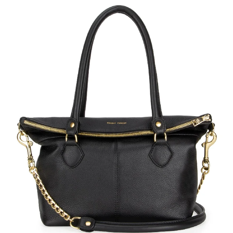 Large Capacity Genuine Leather Women's Tote Bag in Black for Work and CommutingMr Midi Robin, Black Large Capacity Genuine Leather Women's Tote Bag in Black for Work and CommutingMr Midi Robin, Black
