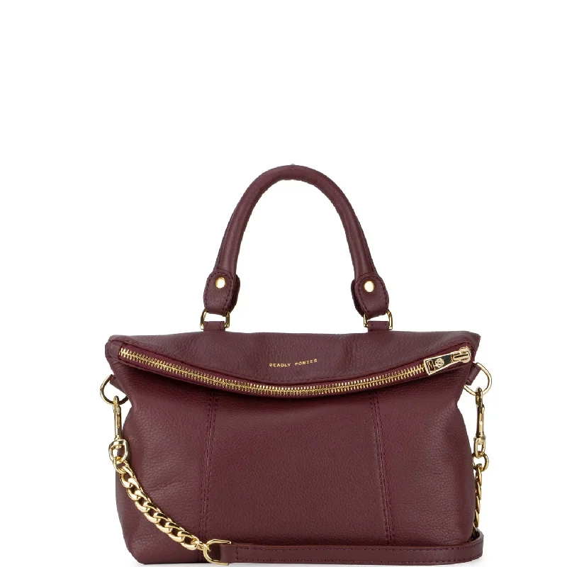 Women's Tote Bag with Inner Compartments in Gray for Organizing Everyday EssentialsMr Mini Robin, Bordeaux Women's Tote Bag with Inner Compartments in Gray for Organizing Everyday EssentialsMr Mini Robin, Bordeaux