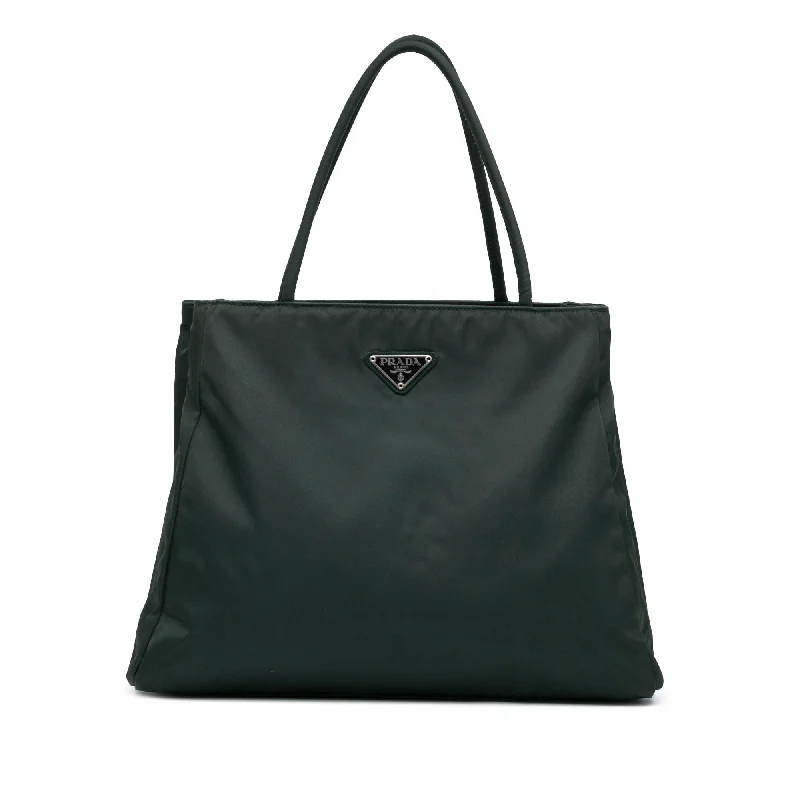 Large Capacity Genuine Leather Women's Tote Bag in Black for Work and CommutingGreen Prada Tessuto City Tote Large Capacity Genuine Leather Women's Tote Bag in Black for Work and CommutingGreen Prada Tessuto City Tote
