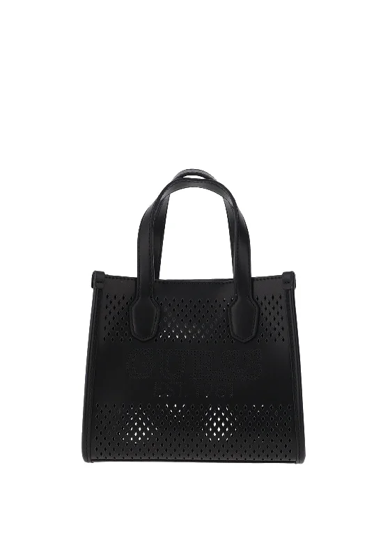 Large Capacity Genuine Leather Women's Tote Bag in Black for Work and CommutingGuess Katey Perf Mini Tote, Black Large Capacity Genuine Leather Women's Tote Bag in Black for Work and CommutingGuess Katey Perf Mini Tote, Black