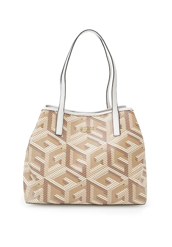 Oversized Jute Tote Bag in Natural Color with Rope Handles for a Beach VacationGuess Vikky Medium Logo Print Tote Bag, Taupe Logo Oversized Jute Tote Bag in Natural Color with Rope Handles for a Beach VacationGuess Vikky Medium Logo Print Tote Bag, Taupe Logo
