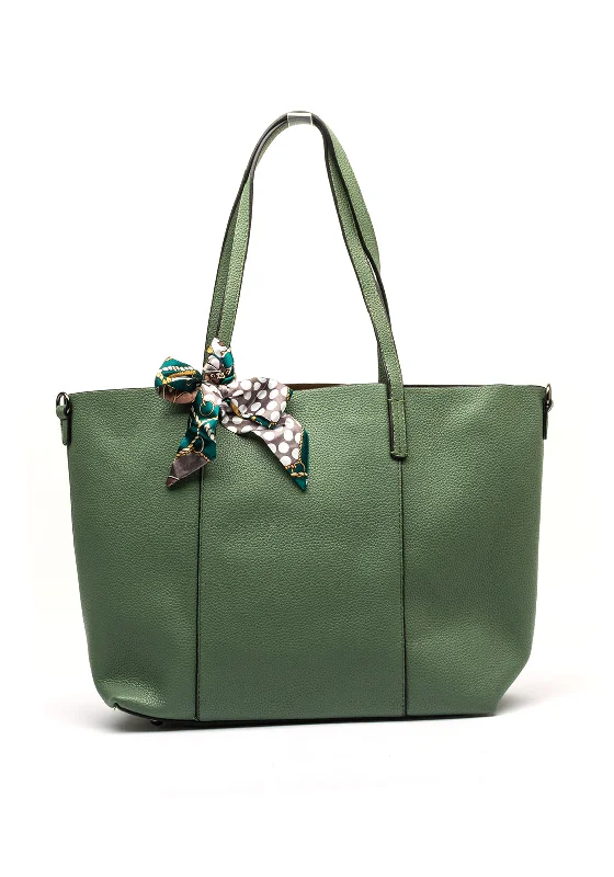 Tote Bag with Adjustable Shoulder Strap in Olive Green for Comfortable CarryingZen Collection Ribbon Tote Bag, Green Tote Bag with Adjustable Shoulder Strap in Olive Green for Comfortable CarryingZen Collection Ribbon Tote Bag, Green