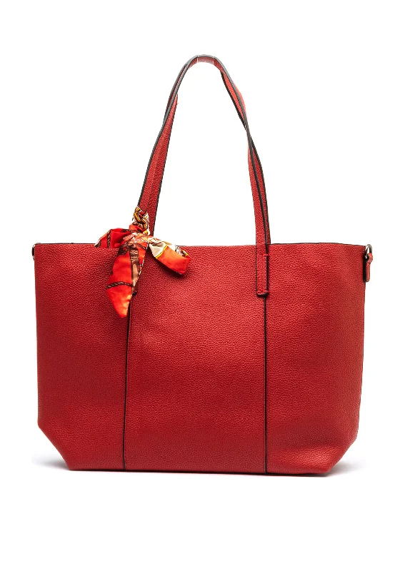 Monogrammed Tote Bag in Brown Leather with Personalized Initials for a Custom and Elegant TouchZen Collection Ribbon Tote Bag, Red Monogrammed Tote Bag in Brown Leather with Personalized Initials for a Custom and Elegant TouchZen Collection Ribbon Tote Bag, Red