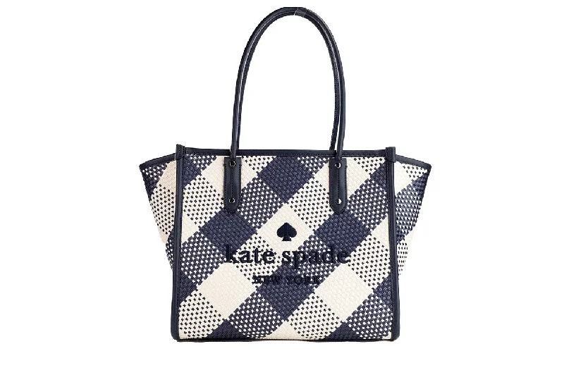 Faux Fur - Trimmed Tote Bag in White for a Cozy Winter LookKate Spade Ella Gingham Blazer Blue Oversized Woven Shoulder Tote Bag Purse Faux Fur - Trimmed Tote Bag in White for a Cozy Winter LookKate Spade Ella Gingham Blazer Blue Oversized Woven Shoulder Tote Bag Purse