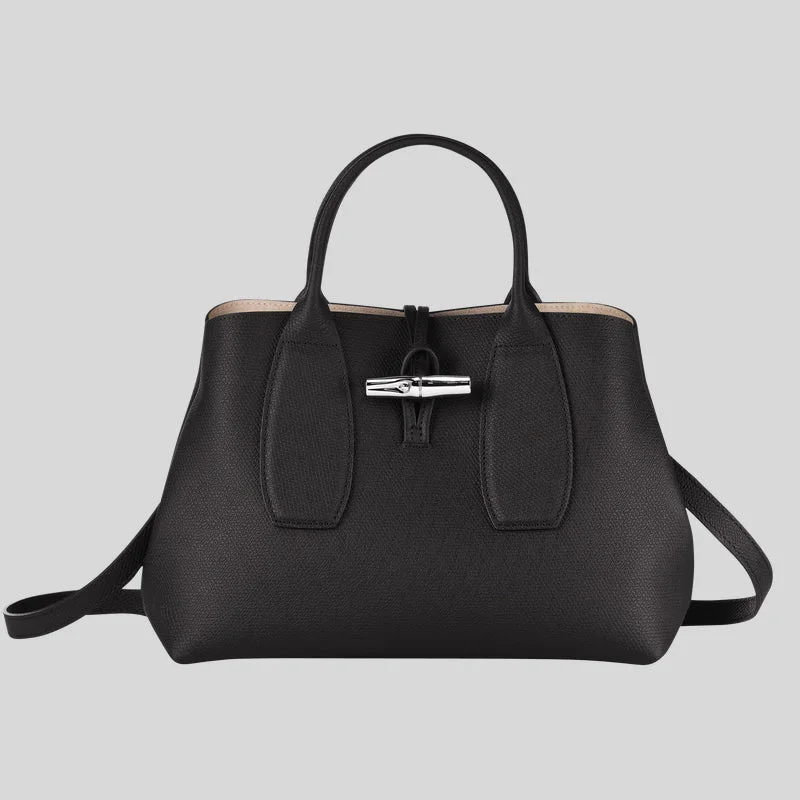 Waterproof Tote Bag in Yellow for Outdoor Activities in Wet WeatherLONGCHAMP Roseau M Handbag Black 10058HPN Waterproof Tote Bag in Yellow for Outdoor Activities in Wet WeatherLONGCHAMP Roseau M Handbag Black 10058HPN