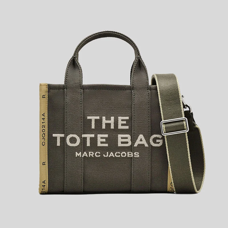 Patchwork Tote Bag in Denim with Vintage - Inspired Designs for a Retro AppealMARC JACOBS The Jacquard Small Tote Bag Bronze Green M0017025 Patchwork Tote Bag in Denim with Vintage - Inspired Designs for a Retro AppealMARC JACOBS The Jacquard Small Tote Bag Bronze Green M0017025