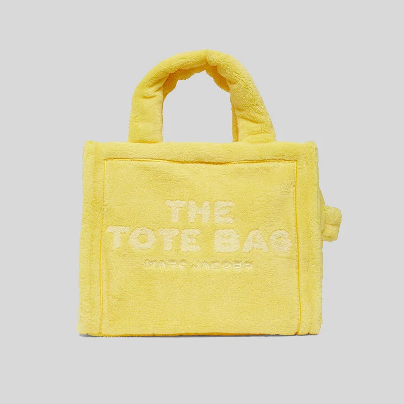 Metallic Tote Bag in Rose Gold with Chain Handles for a Glamorous Night OutMarc Jacobs Mini The Tote Terry Cloth Bag Yellow H058M06PF22 Metallic Tote Bag in Rose Gold with Chain Handles for a Glamorous Night OutMarc Jacobs Mini The Tote Terry Cloth Bag Yellow H058M06PF22