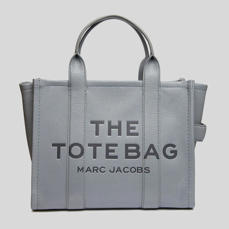 Tote Bag with Adjustable Shoulder Strap in Olive Green for Comfortable CarryingMARC JACOBS The Leather Medium Tote Bag Wolf Grey H004L01PF21 Tote Bag with Adjustable Shoulder Strap in Olive Green for Comfortable CarryingMARC JACOBS The Leather Medium Tote Bag Wolf Grey H004L01PF21