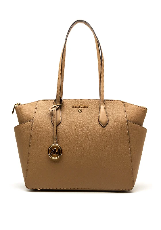 Waterproof Tote Bag in Yellow for Outdoor Activities in Wet WeatherMICHAEL Michael Kors Marilyn Saffiano Leather Tote Bag, Camel