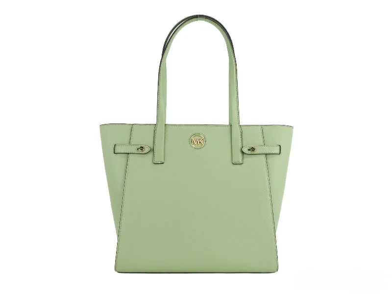 Geometric - Printed Tote Bag in Multicolor for a Contemporary and Trendy OutfitMichael Kors Carmen Large Light Sage Saffiano Leather North South Tote Handbag Geometric - Printed Tote Bag in Multicolor for a Contemporary and Trendy OutfitMichael Kors Carmen Large Light Sage Saffiano Leather North South Tote Handbag
