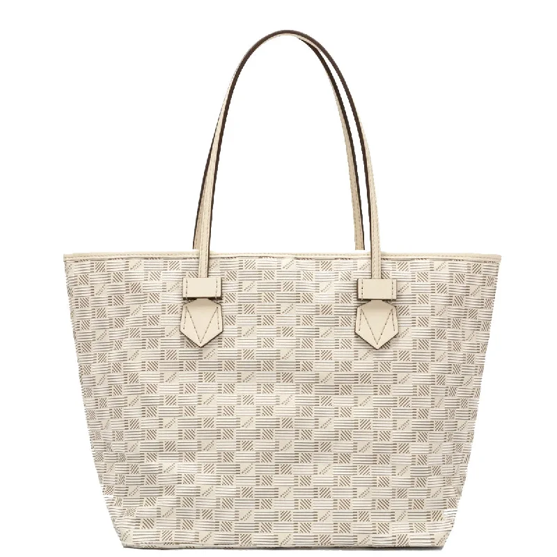 Women's Tote Bag with Inner Compartments in Gray for Organizing Everyday EssentialsSaint Tropez Tote MM, Milk Women's Tote Bag with Inner Compartments in Gray for Organizing Everyday EssentialsSaint Tropez Tote MM, Milk