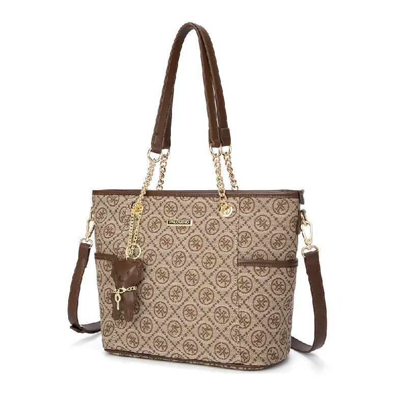 Geometric - Printed Tote Bag in Multicolor for a Contemporary and Trendy OutfitPalomino Aida Totebag - Oat Geometric - Printed Tote Bag in Multicolor for a Contemporary and Trendy OutfitPalomino Aida Totebag - Oat