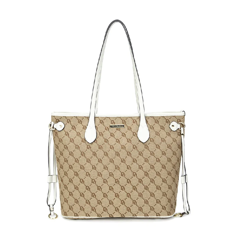 Embroidered Tote Bag in Beige with Floral Motifs for a Boho - Chic VibePalomino Calyn Totebag - Ivory Embroidered Tote Bag in Beige with Floral Motifs for a Boho - Chic VibePalomino Calyn Totebag - Ivory