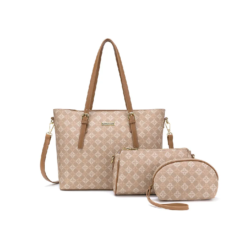 Metallic Tote Bag in Rose Gold with Chain Handles for a Glamorous Night OutPalomino Kaylie Totebag - Khaki Metallic Tote Bag in Rose Gold with Chain Handles for a Glamorous Night OutPalomino Kaylie Totebag - Khaki