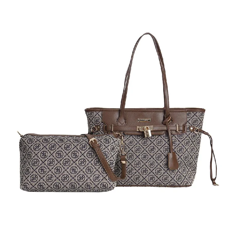 Metallic Tote Bag in Rose Gold with Chain Handles for a Glamorous Night OutPalomino Petunia Totebag - Khaki Metallic Tote Bag in Rose Gold with Chain Handles for a Glamorous Night OutPalomino Petunia Totebag - Khaki