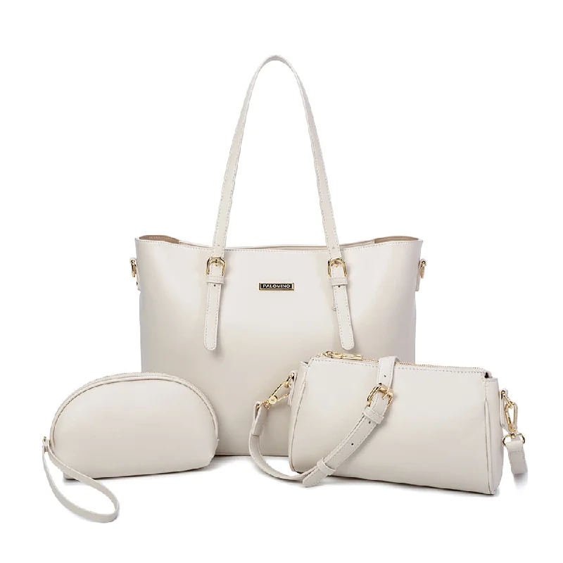 Embroidered Tote Bag in Beige with Floral Motifs for a Boho - Chic VibePalomino Rachel Totebag - Ivory Embroidered Tote Bag in Beige with Floral Motifs for a Boho - Chic VibePalomino Rachel Totebag - Ivory