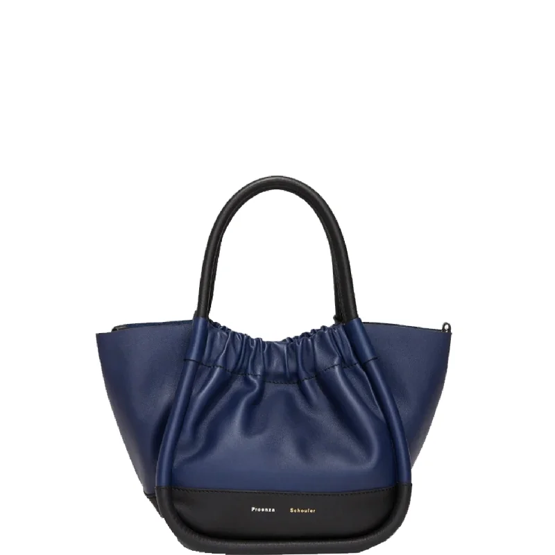 Women's Tote Bag with Magnetic Closure in Orange for Easy Access on the GoPS Ruched Tote Small, Black/Blue Women's Tote Bag with Magnetic Closure in Orange for Easy Access on the GoPS Ruched Tote Small, Black/Blue