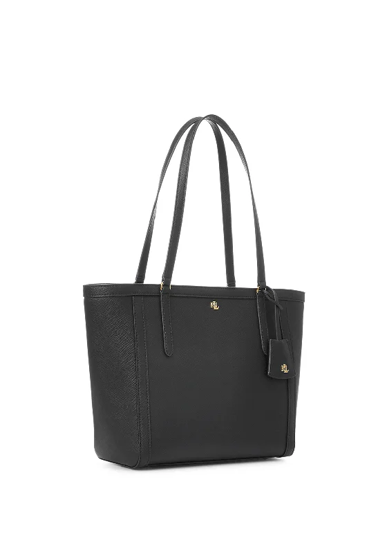 Monogrammed Tote Bag in Brown Leather with Personalized Initials for a Custom and Elegant TouchRalph Lauren Clare Medium Tote Bag, Black Monogrammed Tote Bag in Brown Leather with Personalized Initials for a Custom and Elegant TouchRalph Lauren Clare Medium Tote Bag, Black