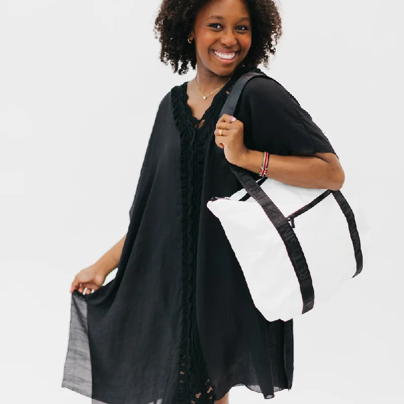 Women's Tote Bag with Inner Compartments in Gray for Organizing Everyday EssentialsMedium Kona Cove Beach Zipper Tote Bag Women's Tote Bag with Inner Compartments in Gray for Organizing Everyday EssentialsMedium Kona Cove Beach Zipper Tote Bag