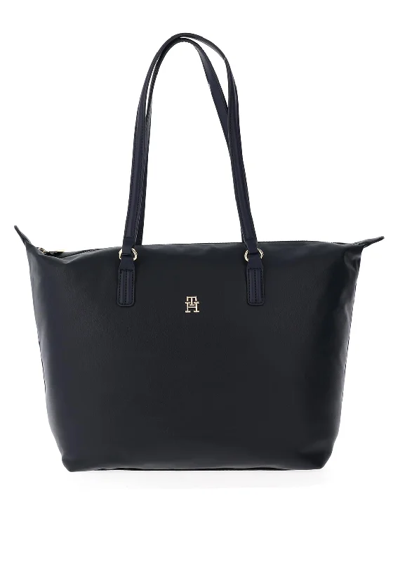 Large Capacity Genuine Leather Women's Tote Bag in Black for Work and CommutingTommy Hilfiger Large Monogram Plus Tote, Navy Large Capacity Genuine Leather Women's Tote Bag in Black for Work and CommutingTommy Hilfiger Large Monogram Plus Tote, Navy
