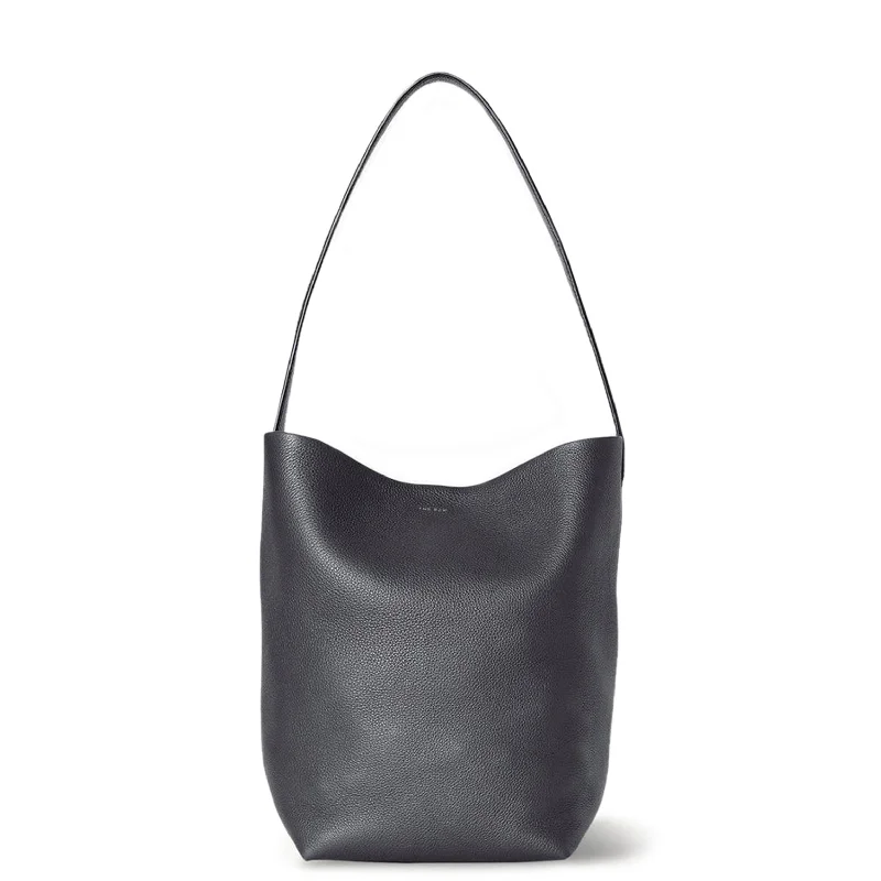 Large Capacity Genuine Leather Women's Tote Bag in Black for Work and CommutingPark Tote N/S Medium Grained, Black Large Capacity Genuine Leather Women's Tote Bag in Black for Work and CommutingPark Tote N/S Medium Grained, Black