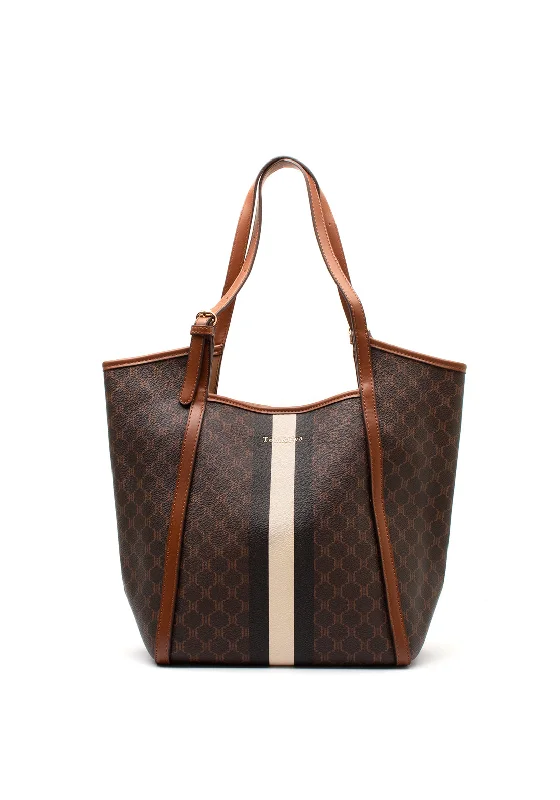 Tote Bag with RFID - Blocking Pocket in Black for Protecting Your Cards and InformationZen Collection Imperial Print Tote Bag, Brown Tote Bag with RFID - Blocking Pocket in Black for Protecting Your Cards and InformationZen Collection Imperial Print Tote Bag, Brown