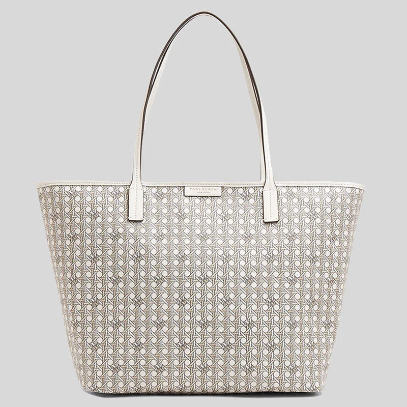 Oversized Jute Tote Bag in Natural Color with Rope Handles for a Beach VacationTory Burch Ever Ready Zip Tote Winter New Ivory 145634 Oversized Jute Tote Bag in Natural Color with Rope Handles for a Beach VacationTory Burch Ever Ready Zip Tote Winter New Ivory 145634