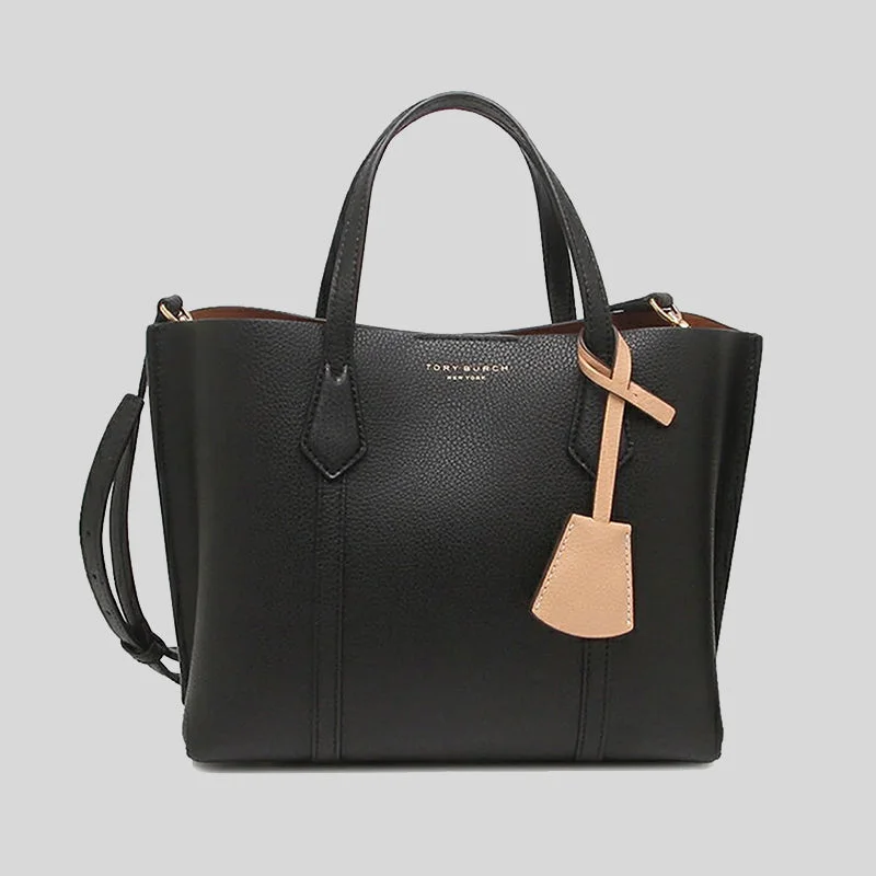 Patchwork Tote Bag in Denim with Vintage - Inspired Designs for a Retro AppealTORY BURCH Perry Small Triple Compartment Tote Bag Black 81928 Patchwork Tote Bag in Denim with Vintage - Inspired Designs for a Retro AppealTORY BURCH Perry Small Triple Compartment Tote Bag Black 81928
