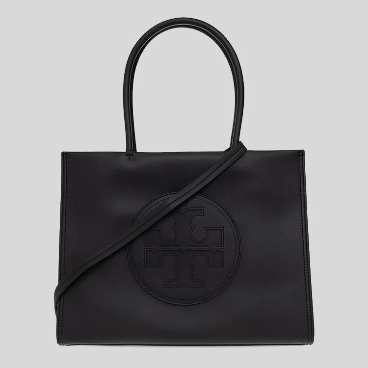 Monogrammed Tote Bag in Brown Leather with Personalized Initials for a Custom and Elegant TouchTORY BURCH Small Ella Bio Tote Bag Black 145612 Monogrammed Tote Bag in Brown Leather with Personalized Initials for a Custom and Elegant TouchTORY BURCH Small Ella Bio Tote Bag Black 145612