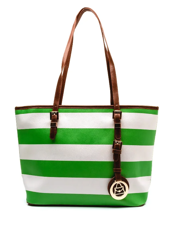 Embroidered Tote Bag in Beige with Floral Motifs for a Boho - Chic VibeZen Collection Stripe Tote Bag, Green Embroidered Tote Bag in Beige with Floral Motifs for a Boho - Chic VibeZen Collection Stripe Tote Bag, Green