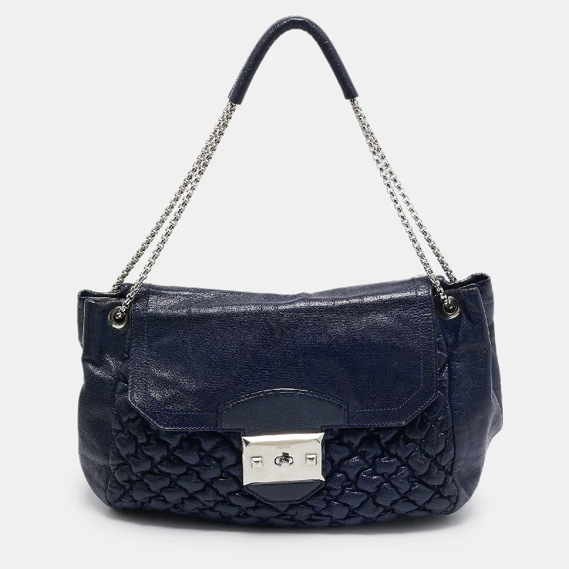 Women's Large Leather Shoulder Bag in Brown with Multiple Compartments for WorkAlexander Mcqueen Navy Blue Quilted Leather Chain Flap Bag Women's Large Leather Shoulder Bag in Brown with Multiple Compartments for WorkAlexander Mcqueen Navy Blue Quilted Leather Chain Flap Bag