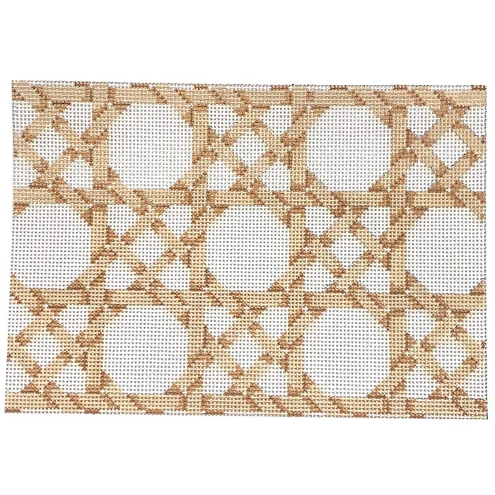 Pearl - Embellished Clutch in Cream for Bridal ShowersWicker Caning Pattern Clutch
