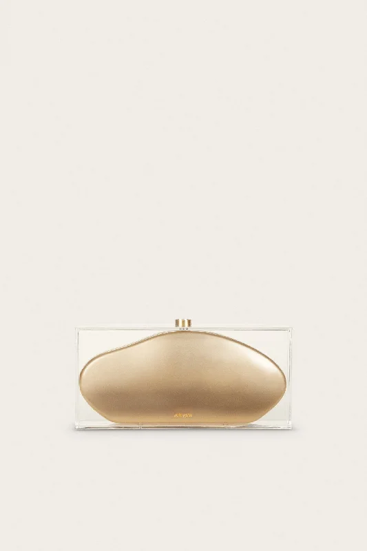 Women's Monogrammed Leather Clutch in Tan for Personalized StyleANNIKA CLUTCH - BRASS Women's Monogrammed Leather Clutch in Tan for Personalized StyleANNIKA CLUTCH - BRASS