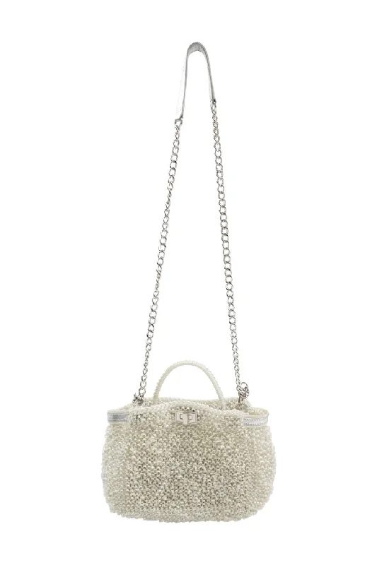 Quilted Shoulder Bag in Cream for a Classic and Elegant Look[WB4410] ANTEPRIMA | Cross-Body Bag