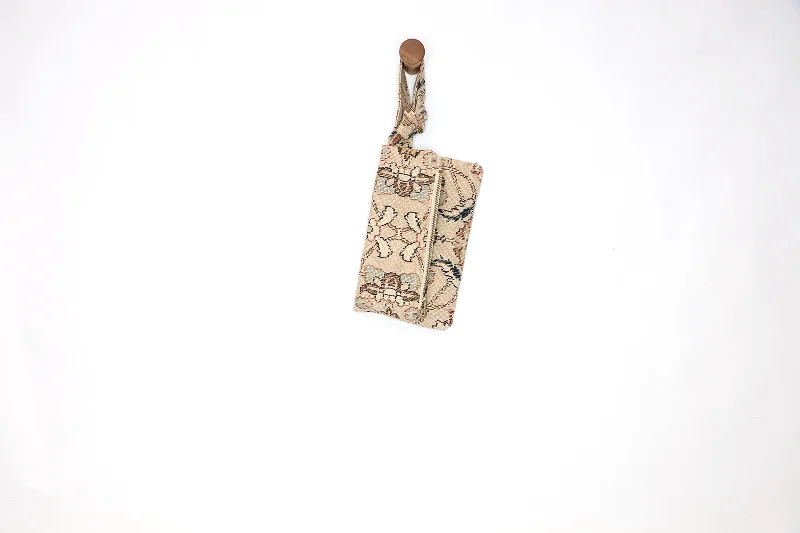 Women's Metallic Leather Clutch in Rose Gold for Valentine's DateAtlanta Clutch