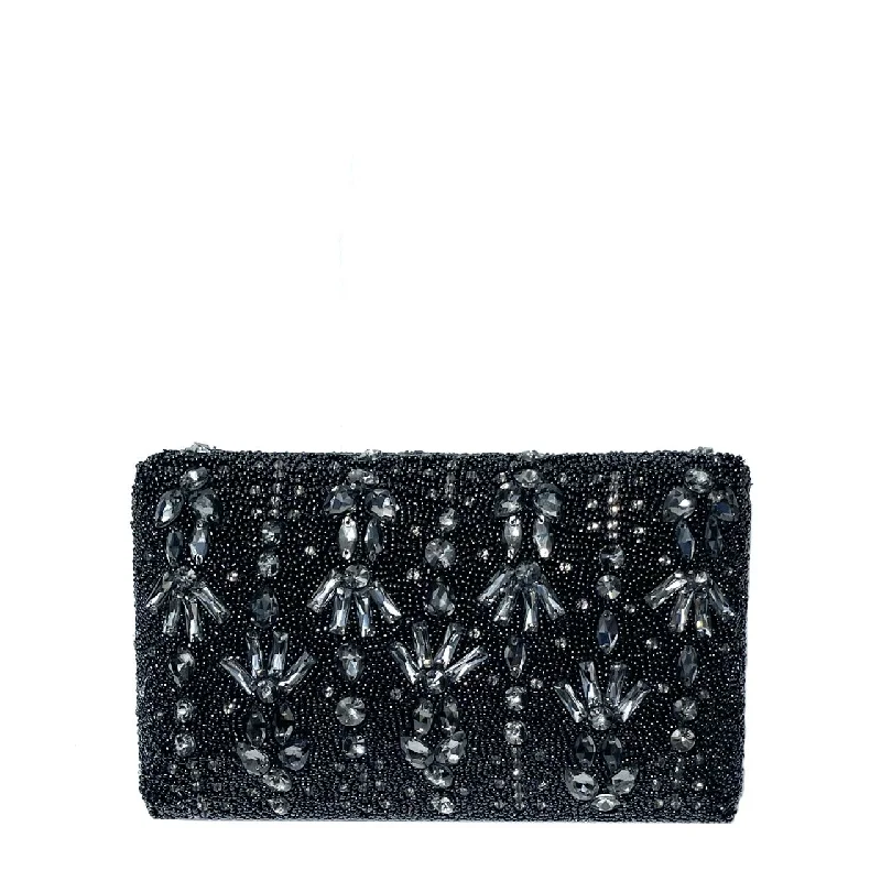 Pearl - Embellished Clutch in Cream for Bridal ShowersMidnight Snack Clutch