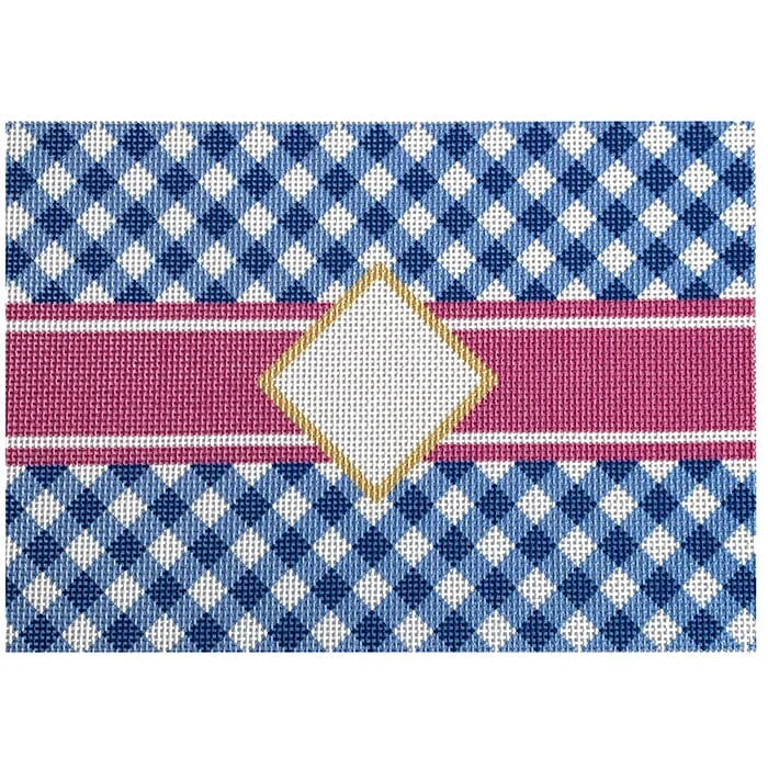 Floral - Printed Satin Clutch in Pink for Spring GalasBlue Gingham/Mono Clutch