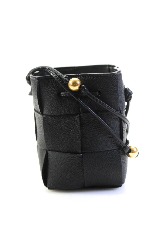 Women's Shoulder Bag with Floral Embroidery in Purple for Spring WalksBottega Veneta Womens Intrecciato Leather Mini Cassette Bucket Handbag Black Women's Shoulder Bag with Floral Embroidery in Purple for Spring WalksBottega Veneta Womens Intrecciato Leather Mini Cassette Bucket Handbag Black