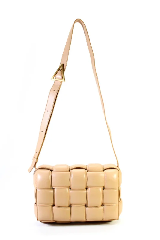 Women's Canvas Shoulder Bag in Navy with Striped Pattern for Beach TripsBottega Veneta Womens Single Strap Padded Casette Shoulder Handbag Brown Leather Women's Canvas Shoulder Bag in Navy with Striped Pattern for Beach TripsBottega Veneta Womens Single Strap Padded Casette Shoulder Handbag Brown Leather
