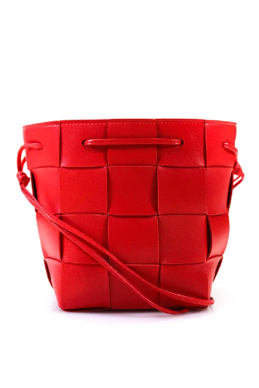 Suede Shoulder Bag in Pink with Tassel Accents for Casual OutingsBottega Veneta Womens Small Cassette Intrecciato Leather Bucket Bag Handbag Red Suede Shoulder Bag in Pink with Tassel Accents for Casual OutingsBottega Veneta Womens Small Cassette Intrecciato Leather Bucket Bag Handbag Red