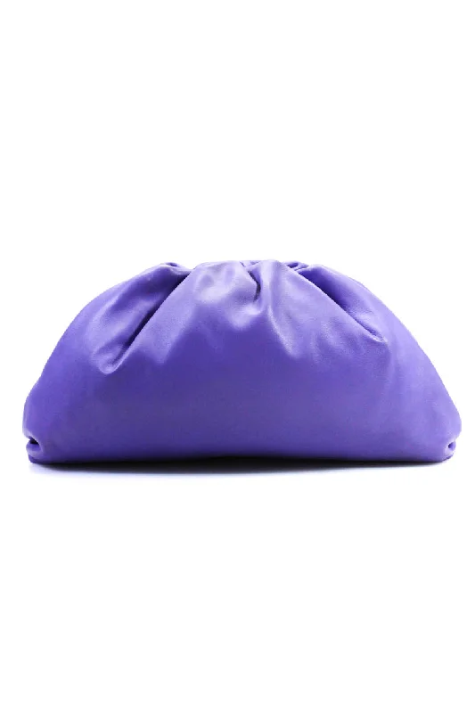 Embroidered Denim Shoulder Bag in Blue for a Vintage VibeBottega Veneta Womens The Pouch Hinged Clutch Leather Handbag Purple Embroidered Denim Shoulder Bag in Blue for a Vintage VibeBottega Veneta Womens The Pouch Hinged Clutch Leather Handbag Purple