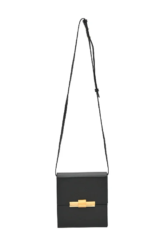 Vegan Leather Shoulder Bag in Gray for Ethical Fashion Lovers[WB5480] Bottega Veneta | Cross-Body Bag