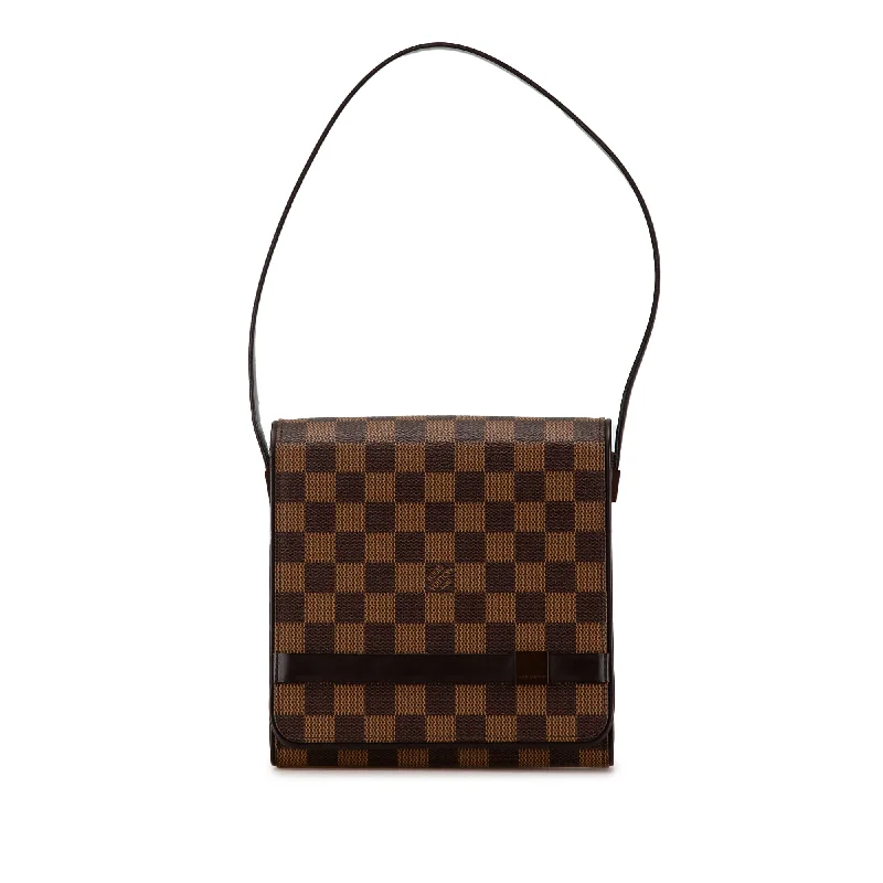 Canvas and Leather Combo Shoulder Bag in Tan for a Rustic LookBrown Louis Vuitton Damier Ebene Tribeca Mini Shoulder Bag Canvas and Leather Combo Shoulder Bag in Tan for a Rustic LookBrown Louis Vuitton Damier Ebene Tribeca Mini Shoulder Bag