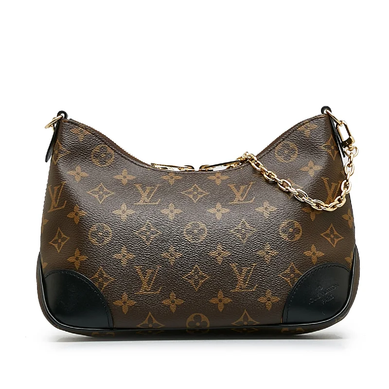 Quilted Shoulder Bag in Cream for a Classic and Elegant LookBrown Louis Vuitton Monogram Boulogne Satchel Quilted Shoulder Bag in Cream for a Classic and Elegant LookBrown Louis Vuitton Monogram Boulogne Satchel