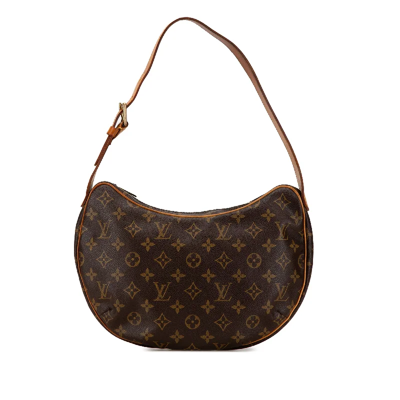 Canvas and Leather Combo Shoulder Bag in Tan for a Rustic LookBrown Louis Vuitton Monogram Croissant MM Hobo Bag Canvas and Leather Combo Shoulder Bag in Tan for a Rustic LookBrown Louis Vuitton Monogram Croissant MM Hobo Bag